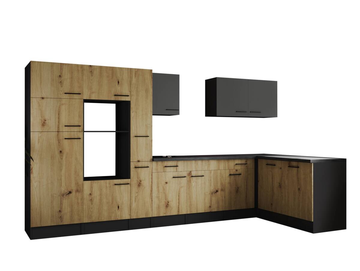 Winkelküche Oliver B/H/T: ca. 370x205x172 cm