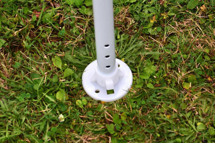 VCM Pavillon blau Stahlrohr B/H/L: ca. 300x197x300 cm