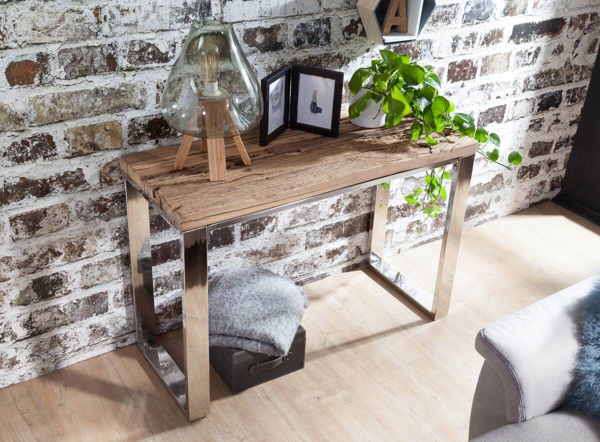 Konsolentisch braun Holz B/H/T: ca. 115x76x46 cm
