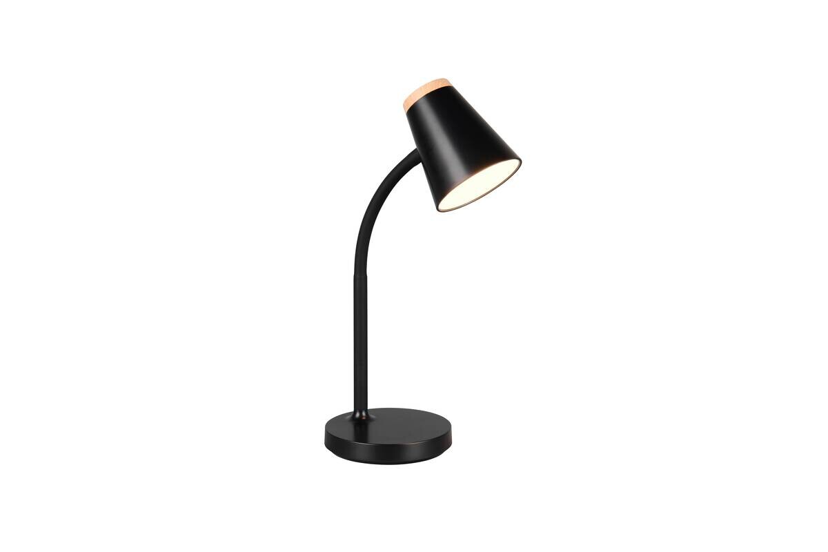 Reality LED-Tischleuchte Hadley schwarz Kunststoff H/D: ca. 36x13 cm