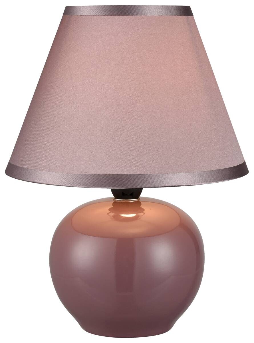 Nolo Tischleuchte Seline Keramik Stoff H: ca. 24 cm E14 1 Brennstellen