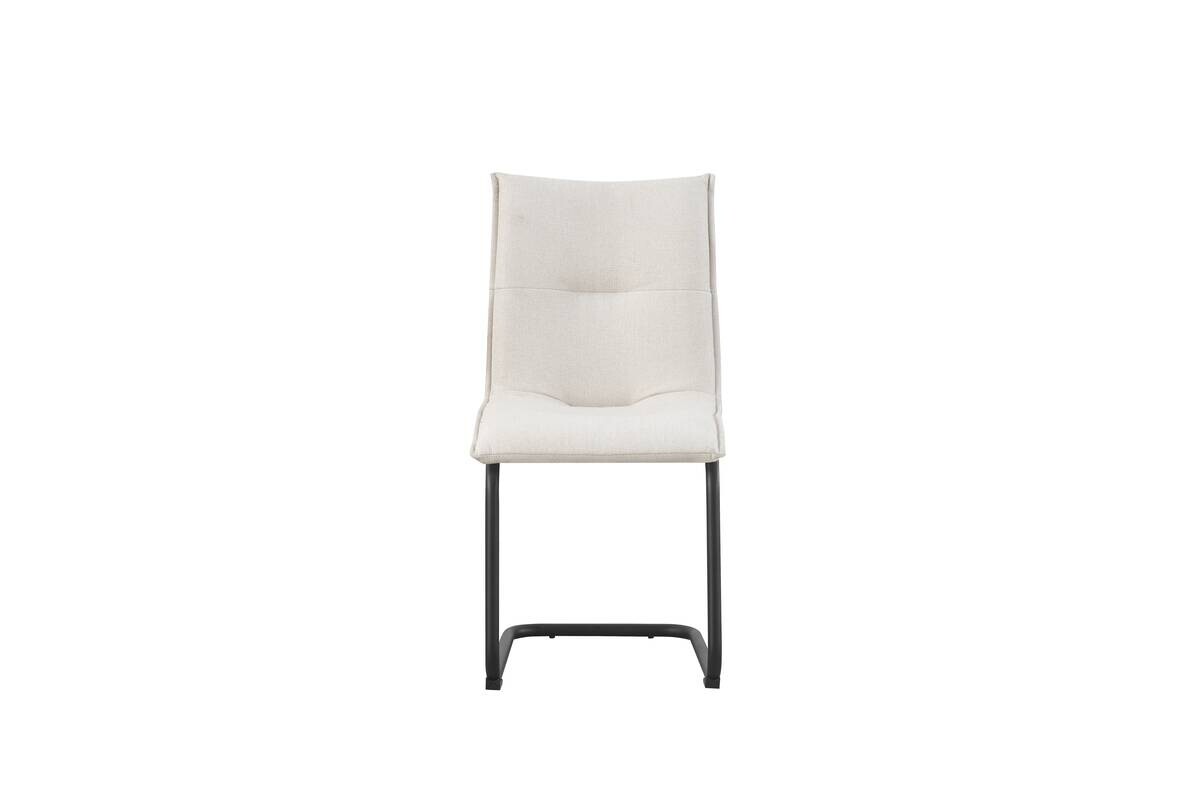 Schwingstuhl SONJA, 2er Set creme Webstoff B/H/T: ca. 46x89x57 cm