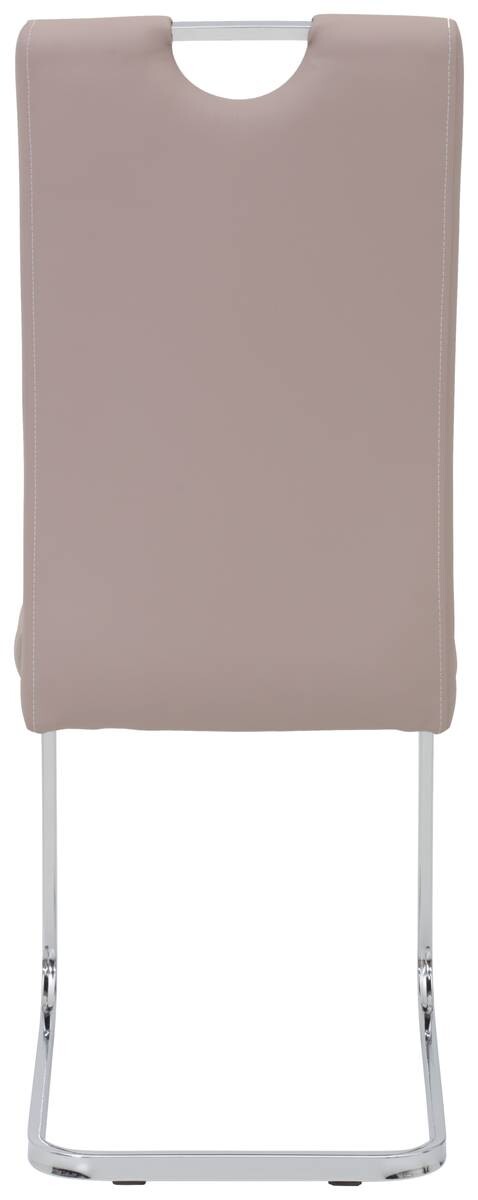 Schwingstuhl Ruby 2er Set Cappuccino Kunstleder B/H/T: ca. 44x103x60 cm