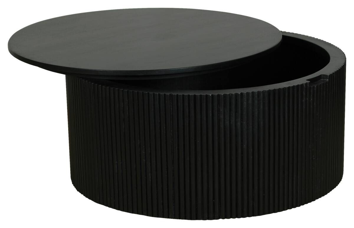 byLIVING Couchtisch OWEN schwarz Mango H/D: ca. 36x80 cm