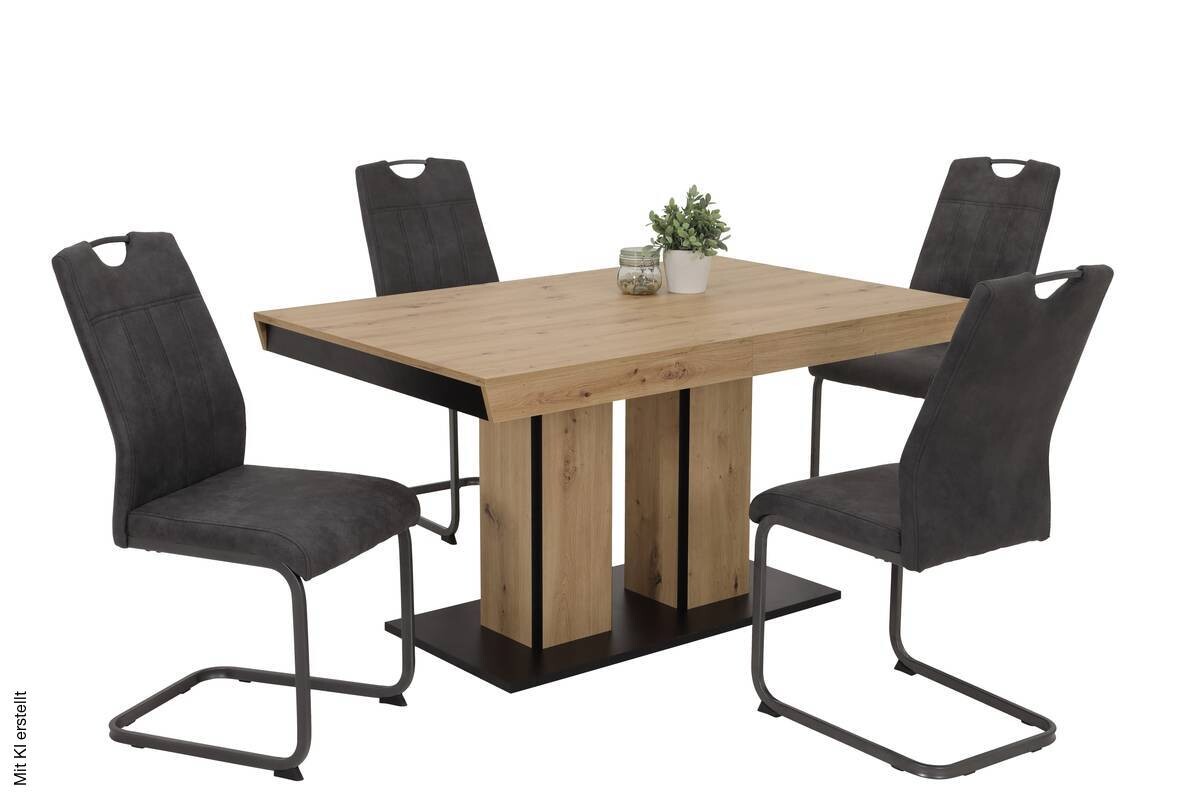 Esstisch AGNES T Eiche Artisan Optik B/H/T: ca. 140x76x90 cm