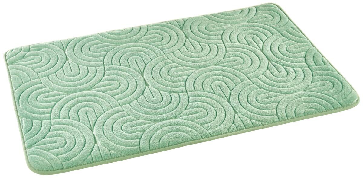 POCOline Badematte Bogen hellgrün Oberseite: 100% Polyester Unterseite: 100% Polyvinylchlorid Füllung: 100% Polyurethan B/L: ca. 50x80 cm