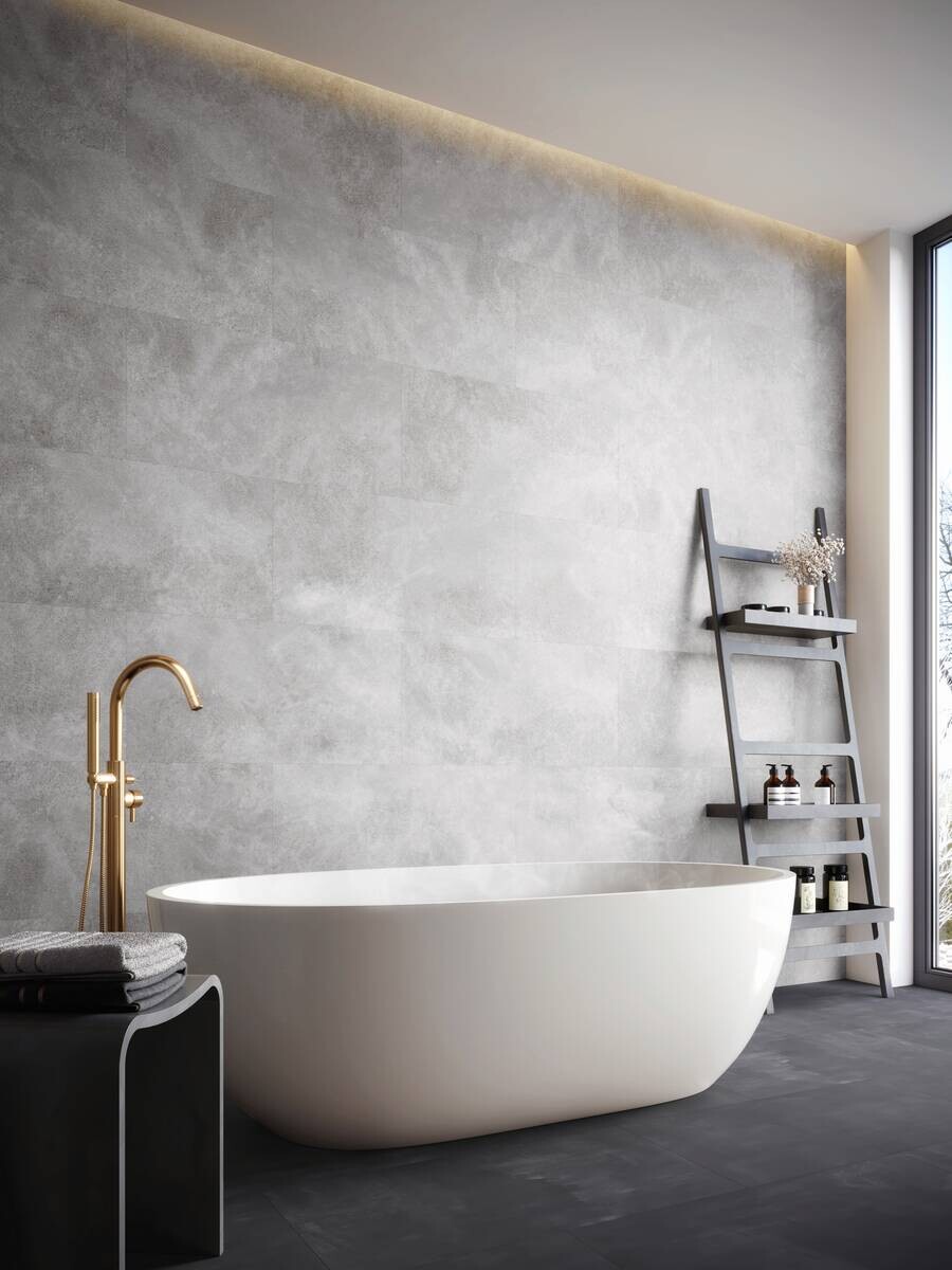 Wand-/Bodenvinyl Nebbia ca. 1,92m² im Paket B/L: ca. 40x80 cm pro Paket