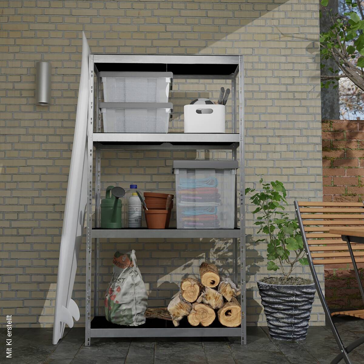 Ar shelving Schwerlaststeckregal B/H/T: ca. 100x180x38 cm
