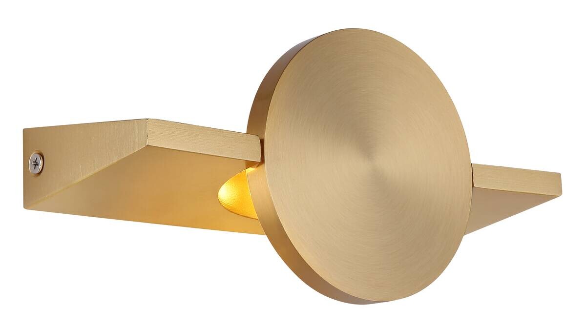 GLOBO LED-Wandleuchte messing Metall Aluminium B/H: ca. 10x20 cm 1 Brennstellen