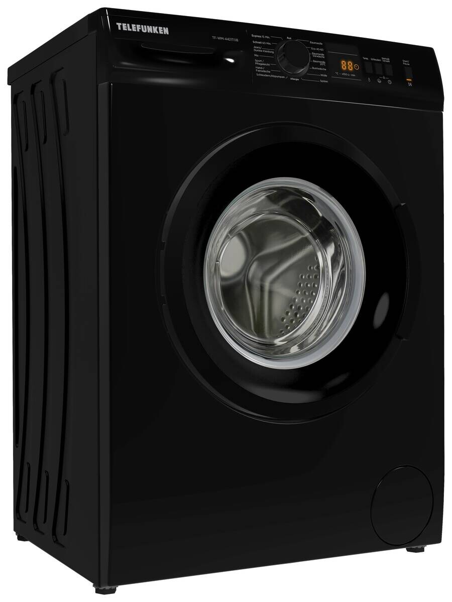 TELEFUNKEN Waschmaschine TF-WM-4421T0B schwarz ca. 6 kg
