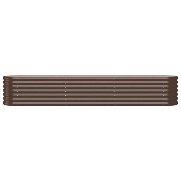 Hochbeet braun Stahl B/H/L: ca. 40x36x224 cm