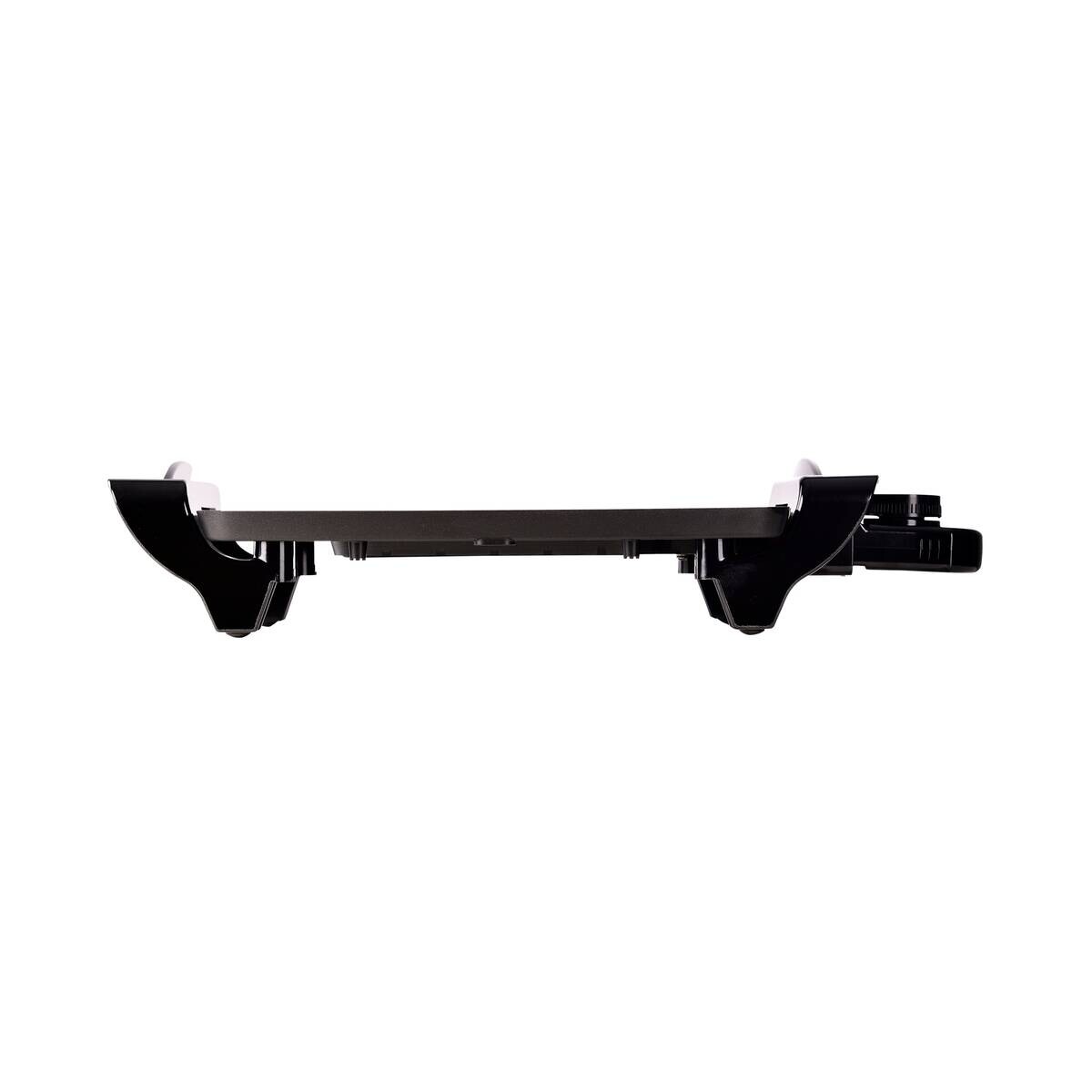 SWISS HOME Grillplatte schwarz Aluminium B/H/L: ca. 10,2x22,8x38,6 cm