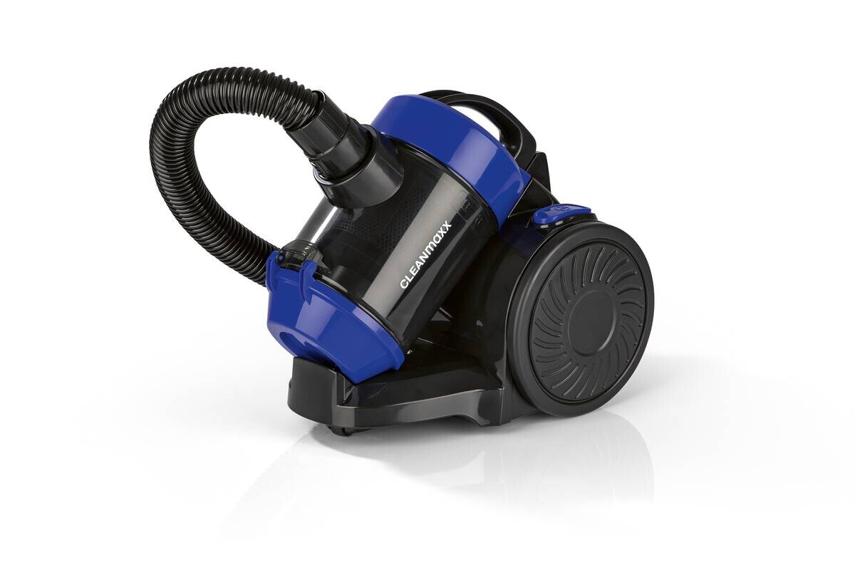 CLEANmaxx Staubsauger blau schwarz Metall Kunststoff B/H/L: ca. 35,5x23x27 cm