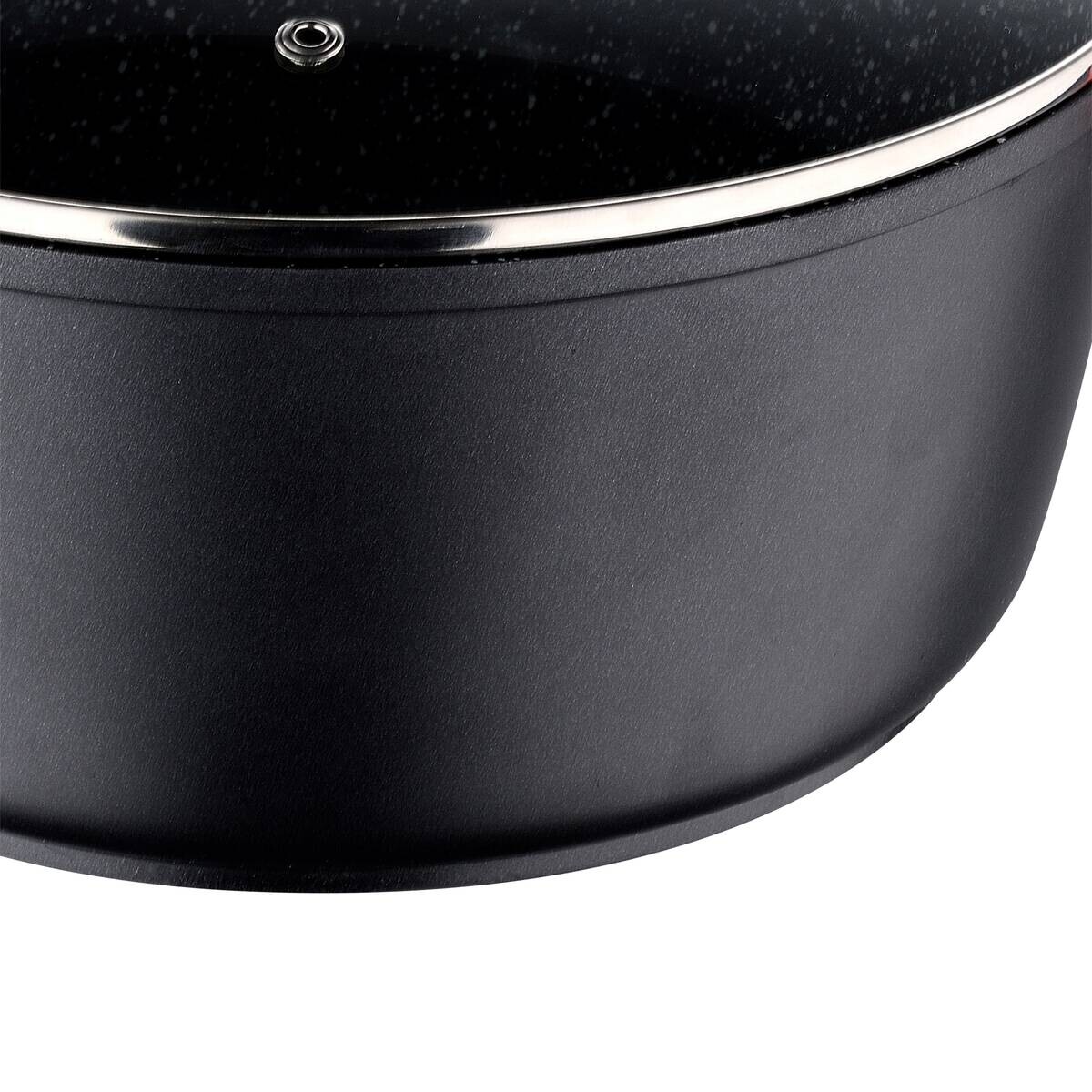 BERGNER Topfset Chroma schwarz Aluminium 2 tlg.