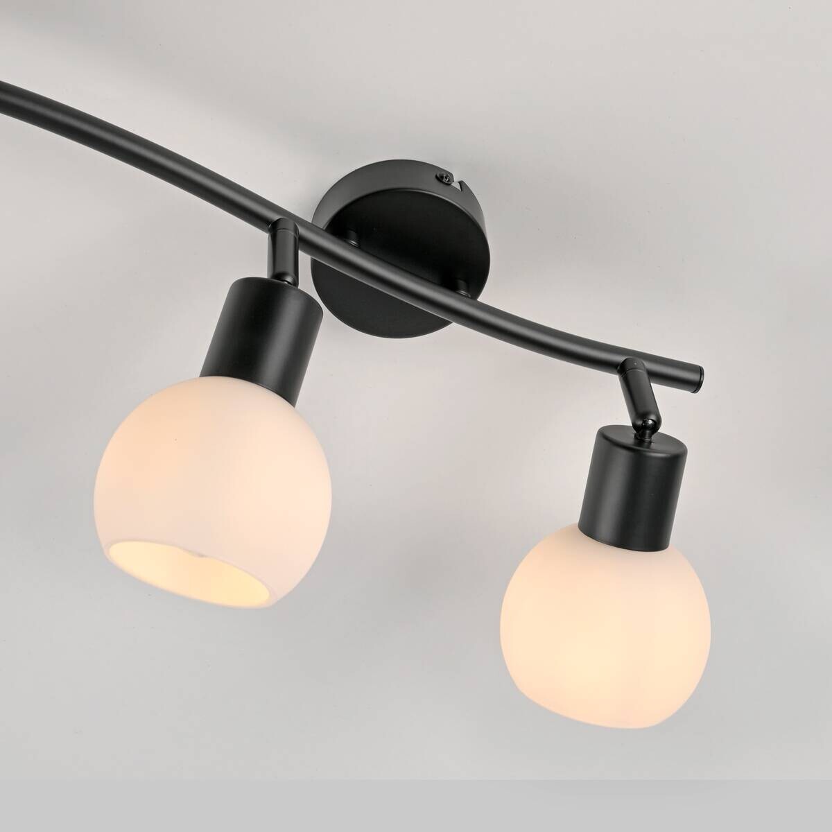 Just Light Spot 3flg. Loki schwarz B/H/L: ca. 26x20x56 cm E14 3 Brennstellen