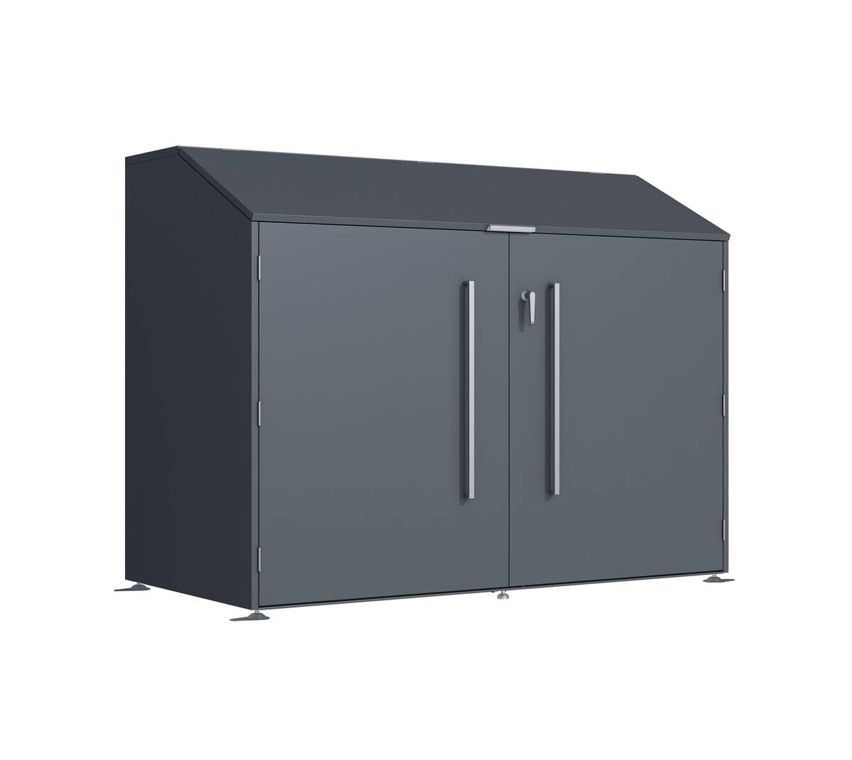 Westmann Fahrradgarage Linea anthrazit B/H/L: ca. 200x154x100 cm