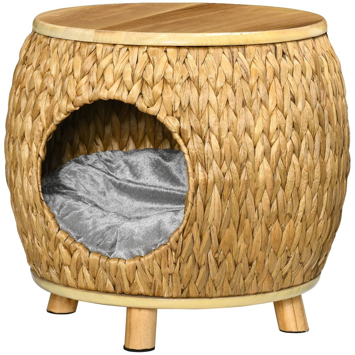 PawHut Katzen-Zubehör natur Edelstahl B/H/L: ca. 43x44x42 cm