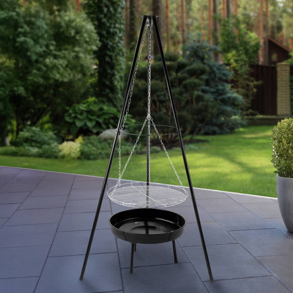 HI Grill Metall H/D: ca. 155x49 cm