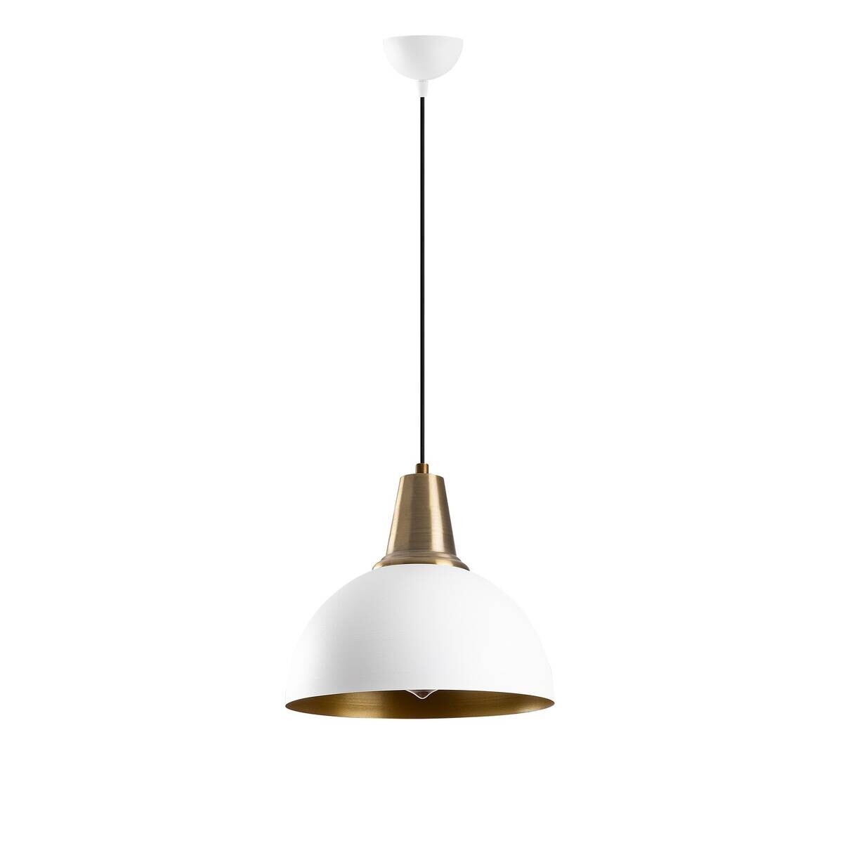 Opviq Pendelleuchte weiß B/H/T: ca. 30x121x30 cm E27 1 Brennstellen