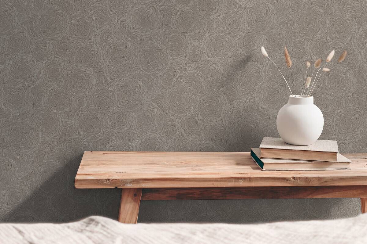 A.S.Creation Vliestapete grau braun beige B/H/D: ca. 53x1005x8,8 cm