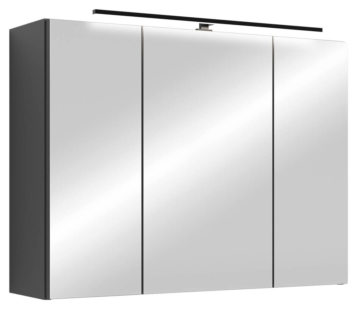 Spiegelschrank SPREE anthrazit B/H/T: ca. 80x60x15 cm