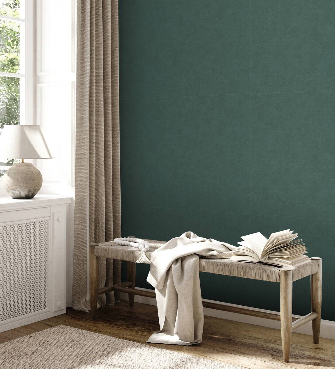 A.S.Creation Vliestapete grün B/H/D: ca. 53x1005x10,5 cm