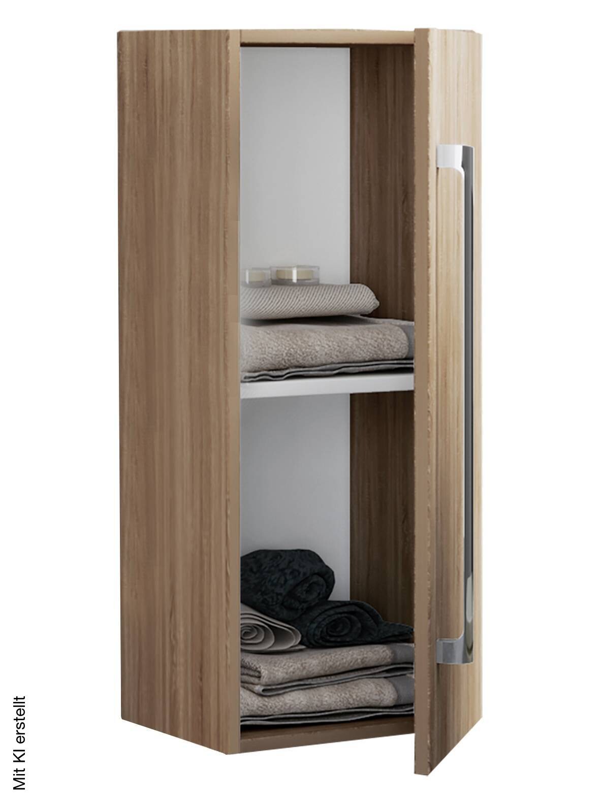 Midischrank Badinos Eiche Sonoma Nachbildung B/H/T: ca. 33x75x22 cm