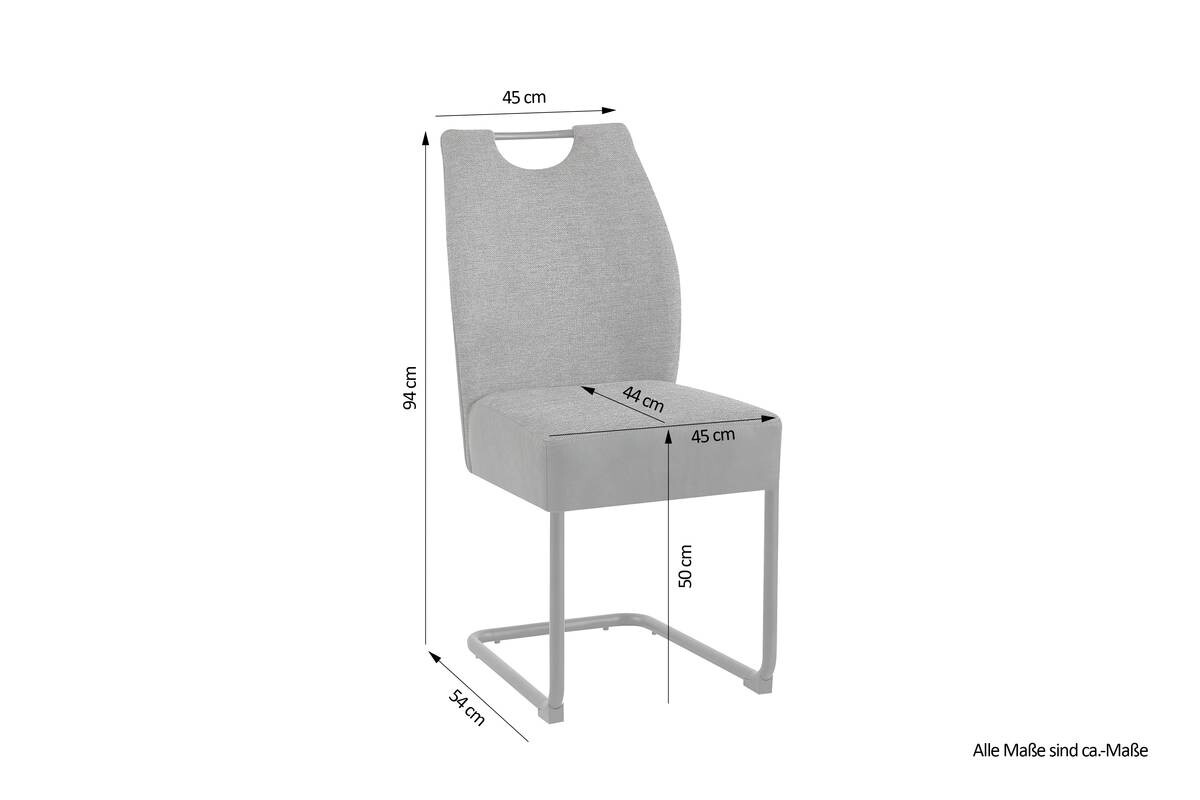 Stuhl PETER 2er-Set B/H/T: ca. 45x94x54 cm