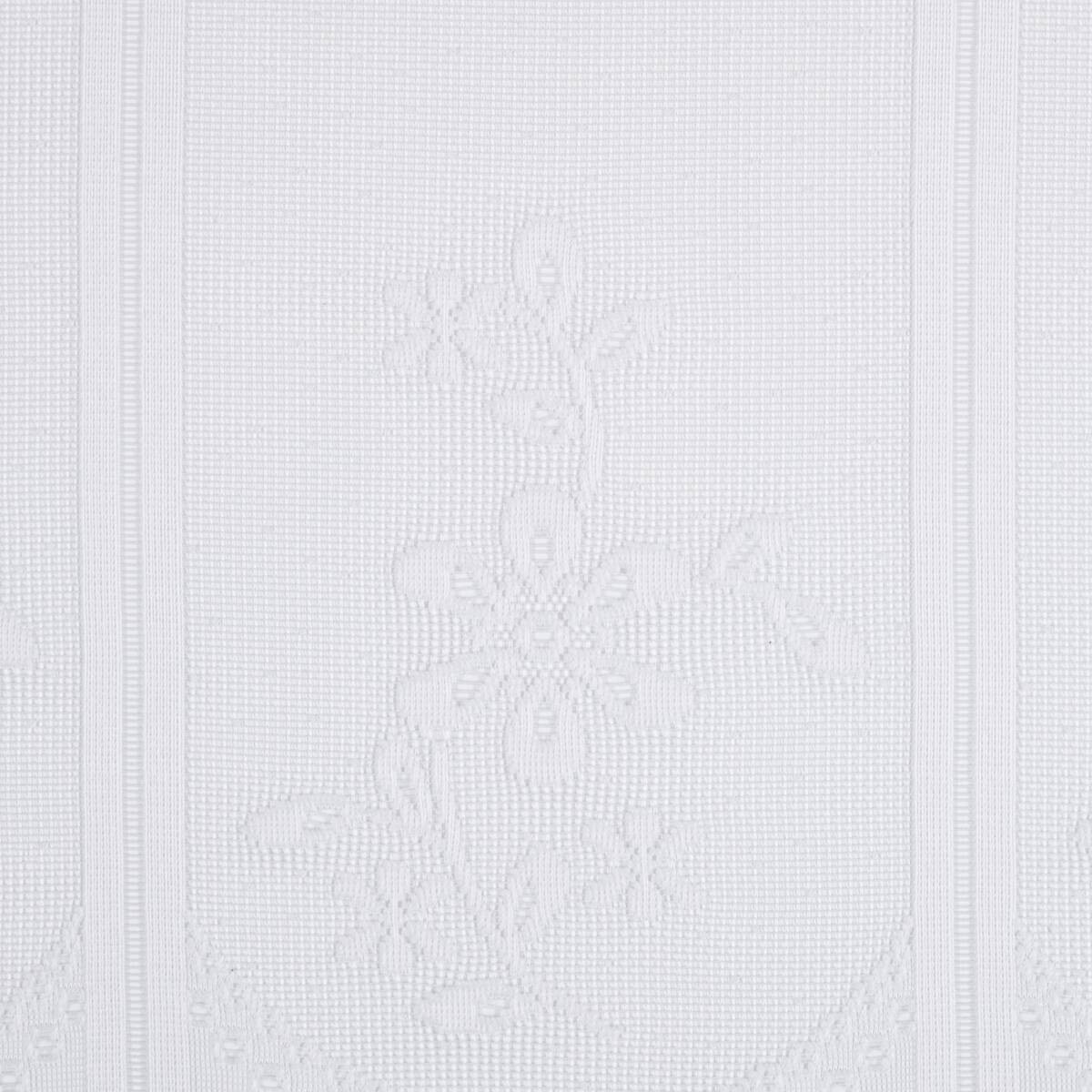 Scheibengardinen-Meterware weiß 100% Polyester H: ca. 60 cm