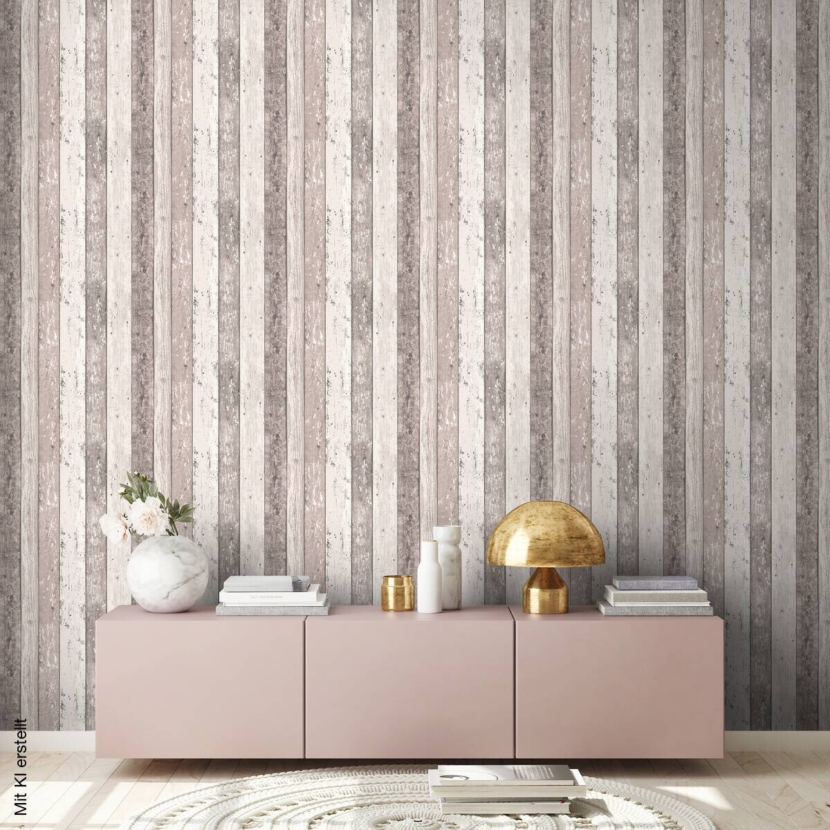 A.S.Creation Vliestapete Best of Woodn Stone 2nd Edition Holzoptik braun B/L: ca. 53x1005 cm