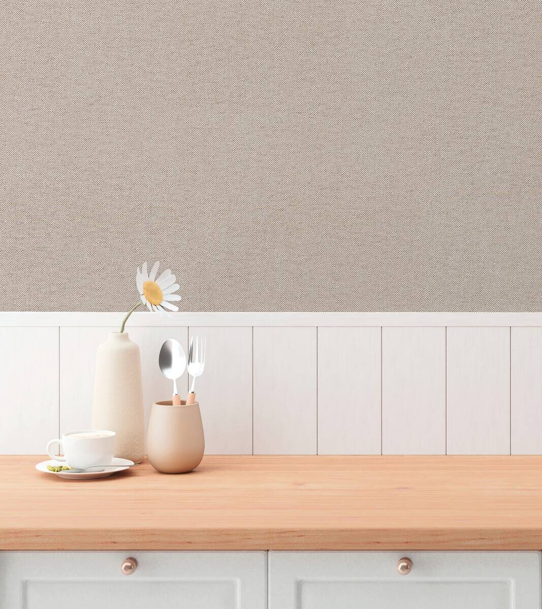 A.S.Creation Vliestapete beige braun B/H/D: ca. 53x1005x9,3 cm