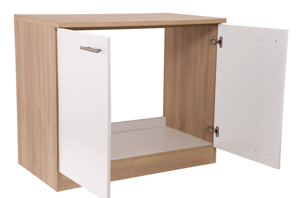 Spülenunterschrank Merle weiß B/H/T: ca. 100x85x60 cm