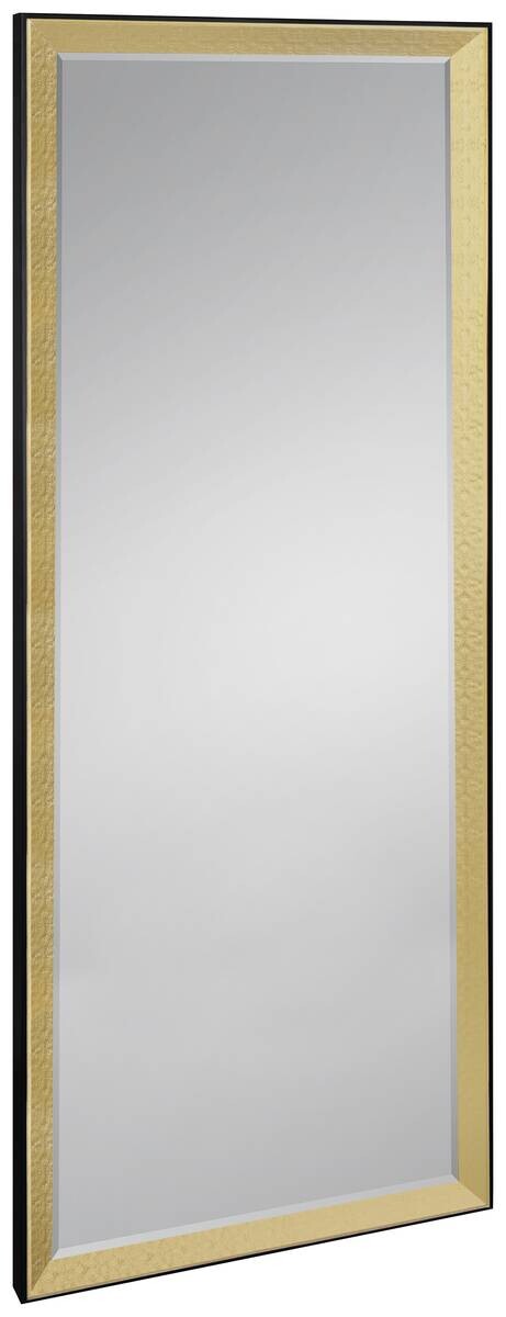 Rahmenspiegel Mara schwarz gold B/H: ca. 70x170 cm
