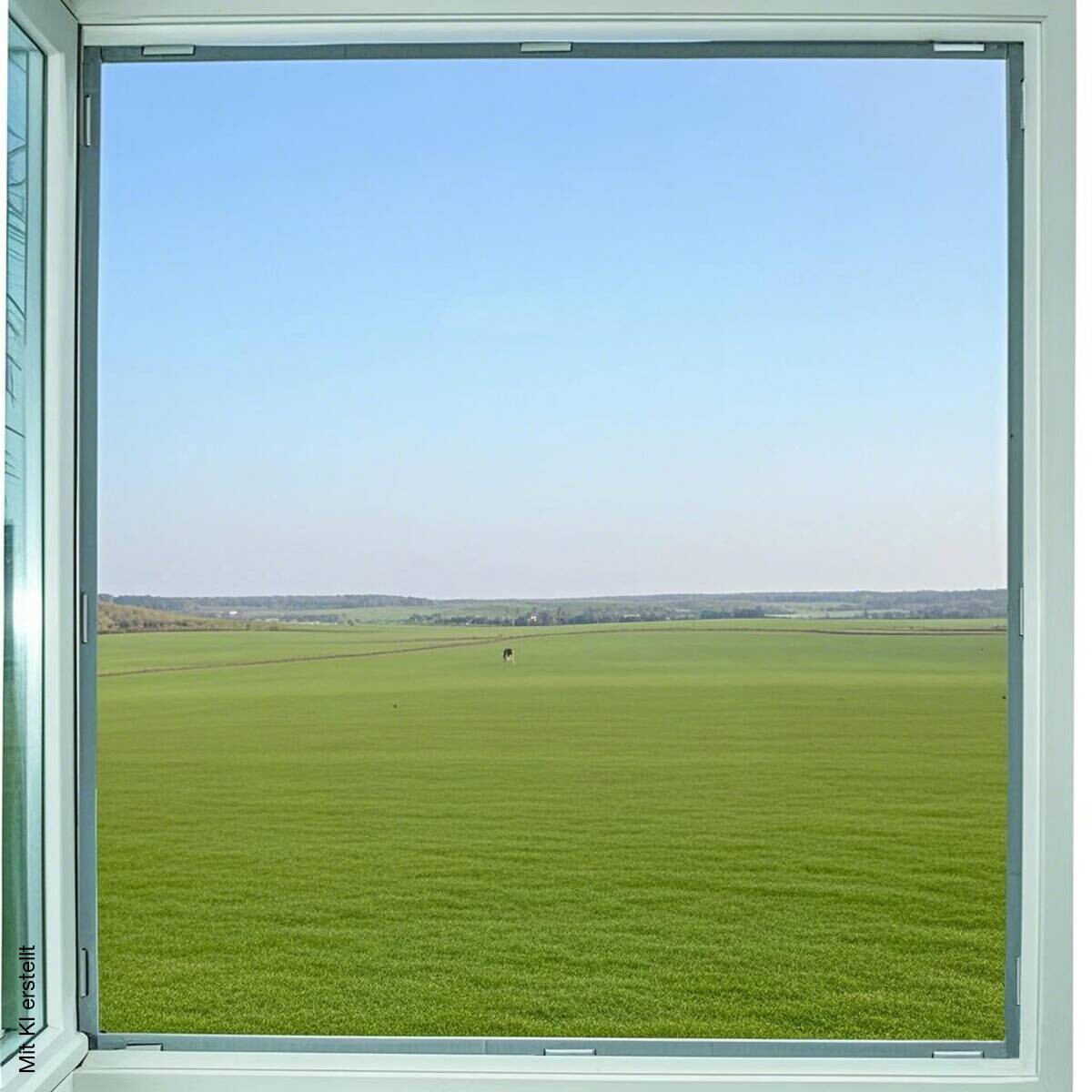 Fliegengitter schwarz B/L: ca. 100x120 cm