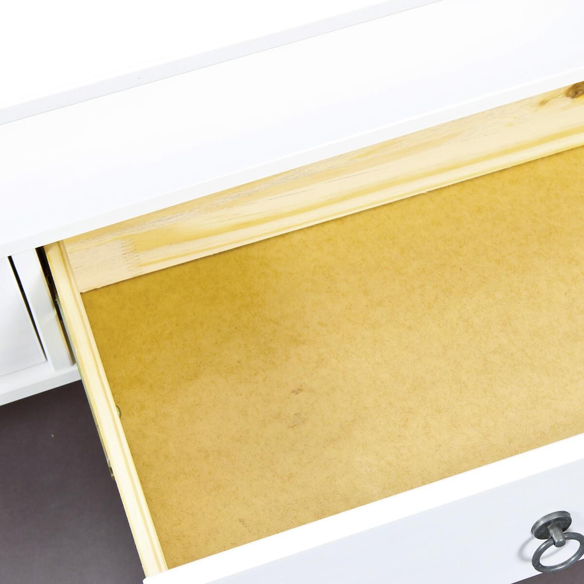 Inter Link Couchtisch Provence weiß Kiefer B/H/T: ca. 115x45x60 cm