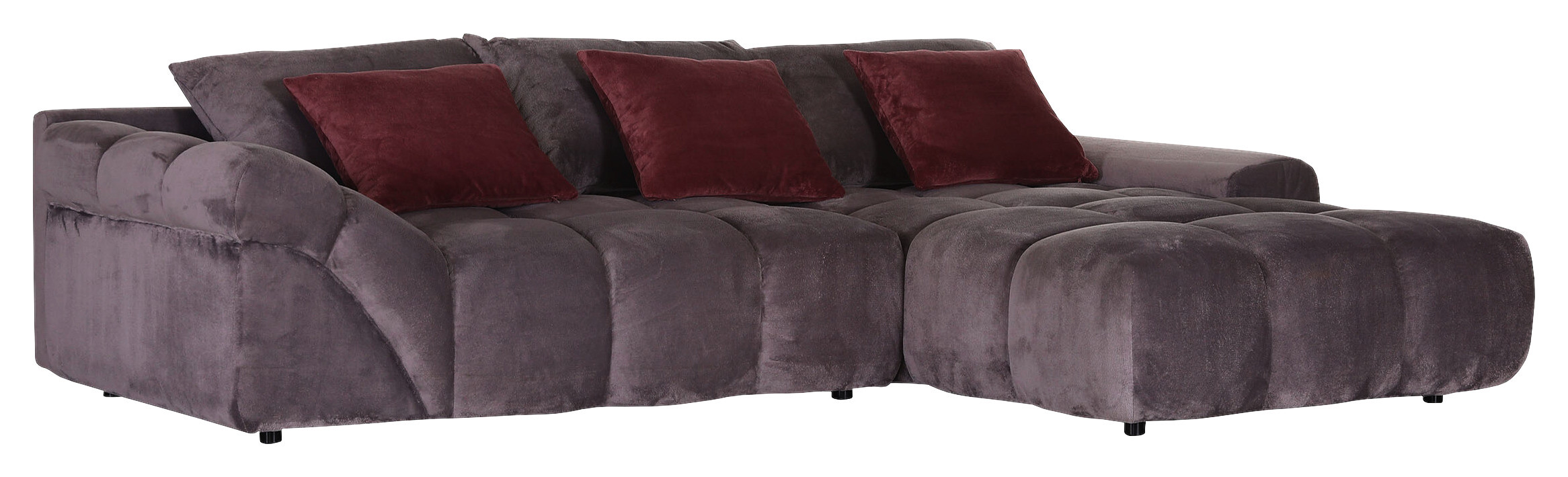 Ecksofa braun Polyester B/T: ca. 310x220 cm