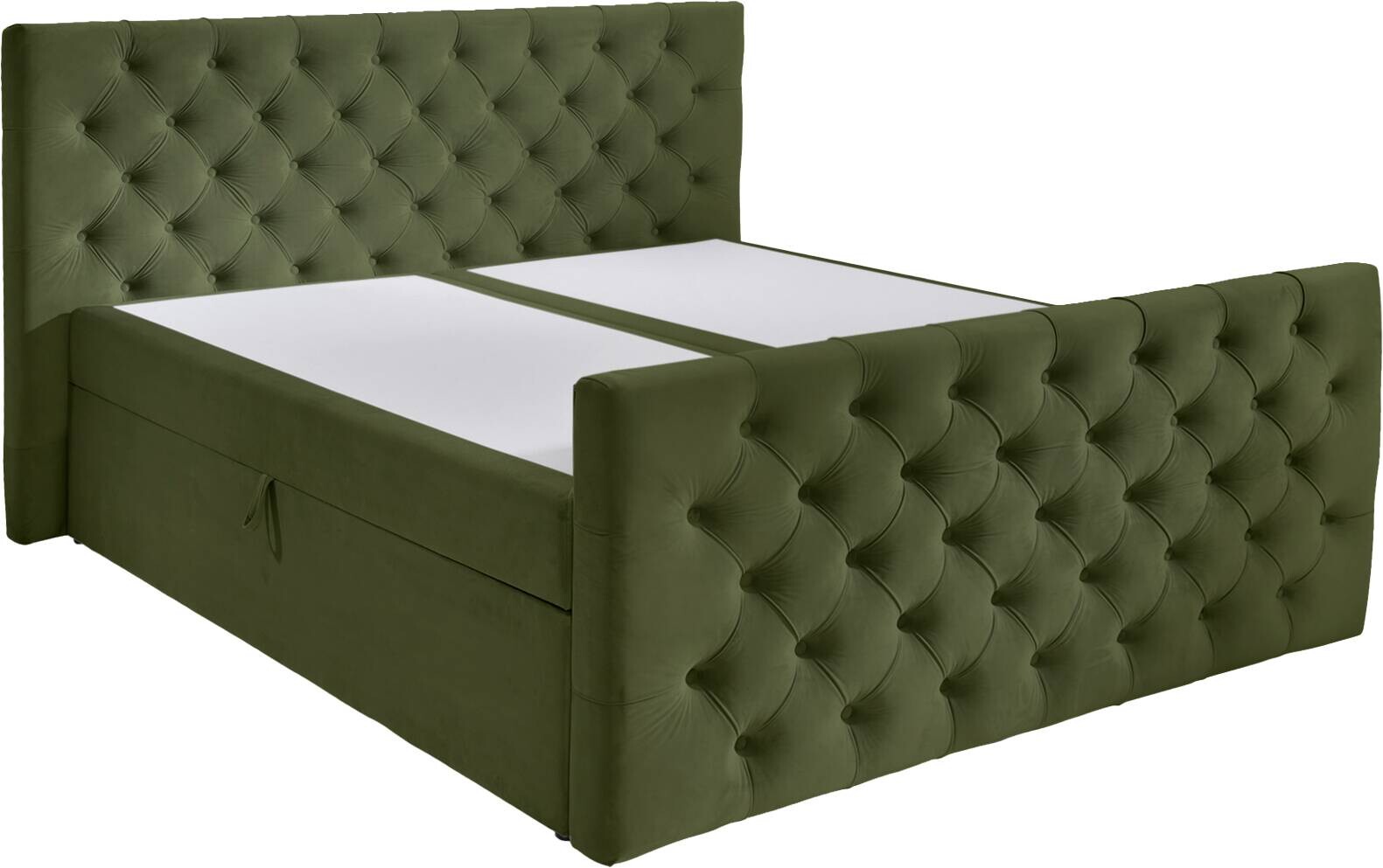 Boxbett Glow olive Liegefläche B/L: ca. 180x200 cm