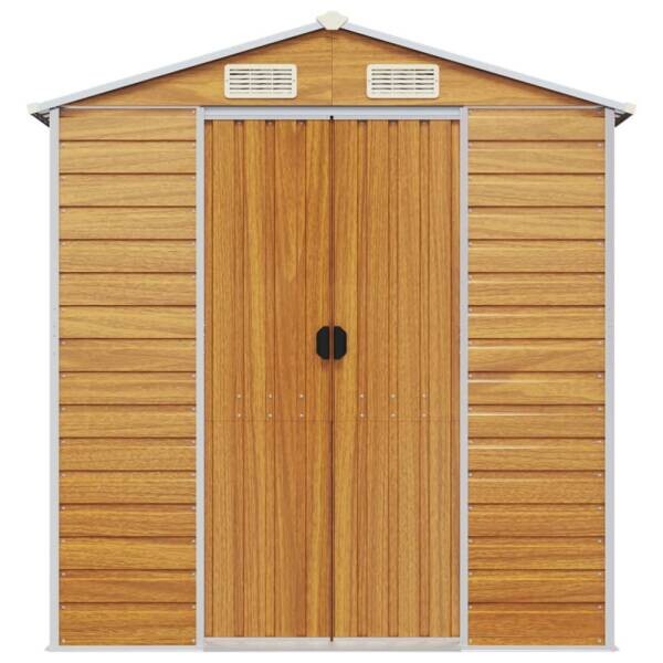 vidaXL Gartenhaus braun B/H/T: ca. 191x198x130 cm