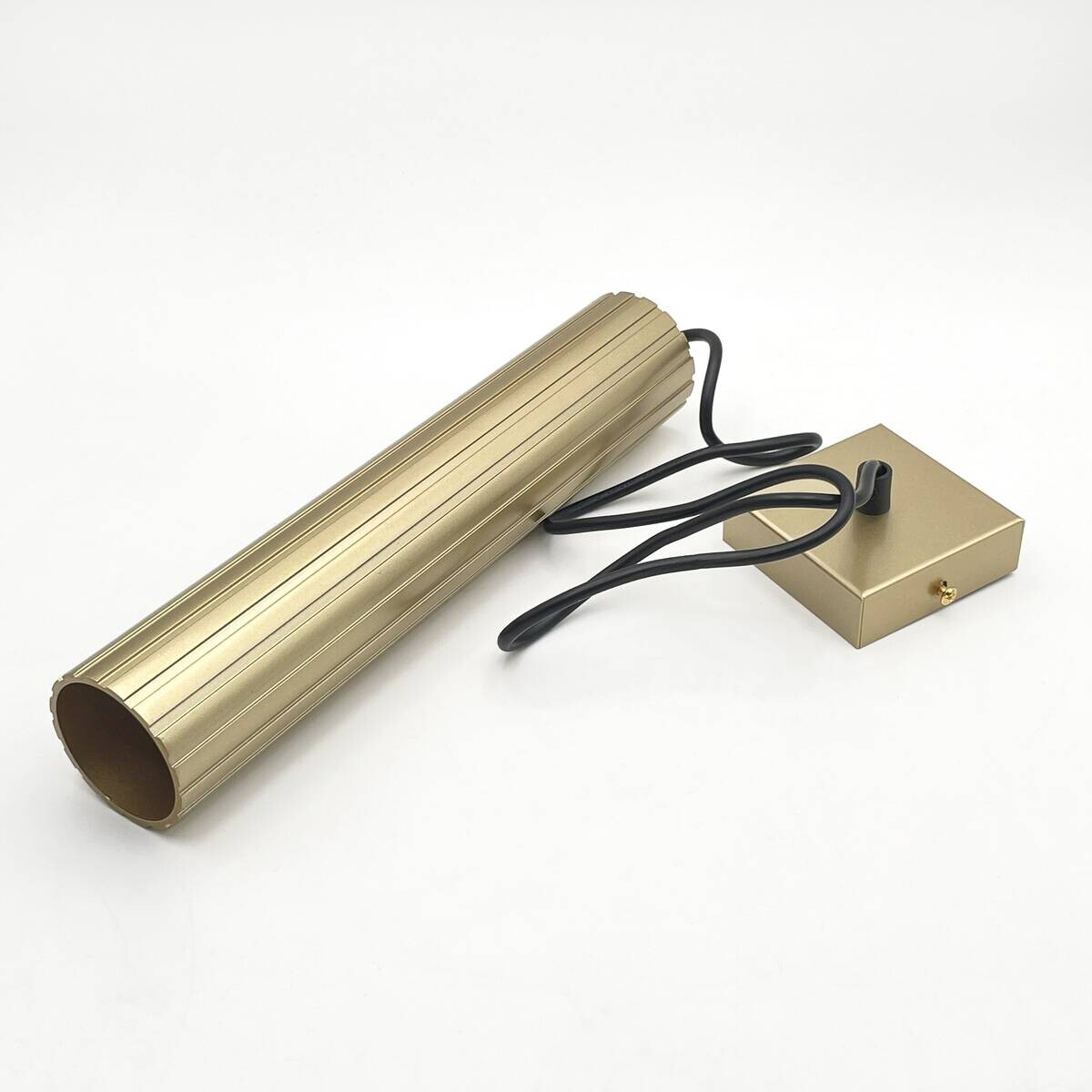 Lamkur Strahler Prisma gold Stahl B/H/L: ca. 6,5x118x6,5 cm 1 Brennstellen