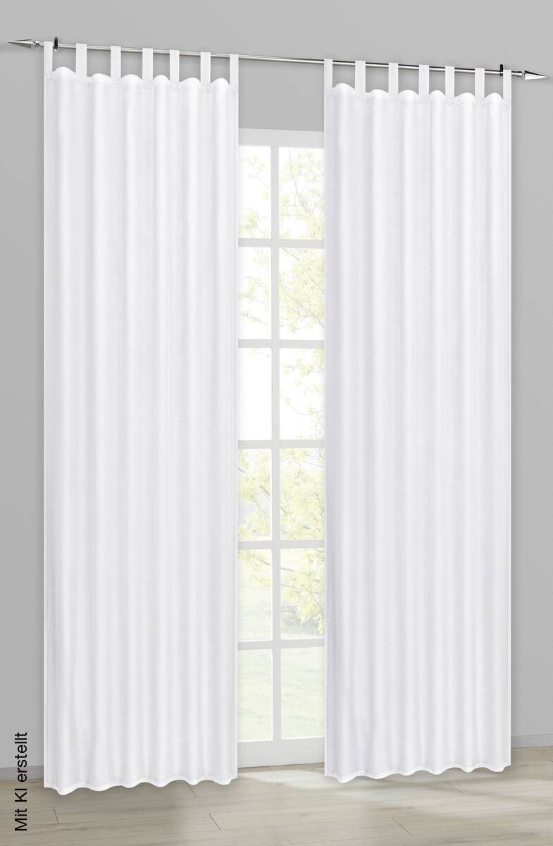 ACUS design collection Kombivorhang Pearl weiß B/L: ca. 135x245 cm