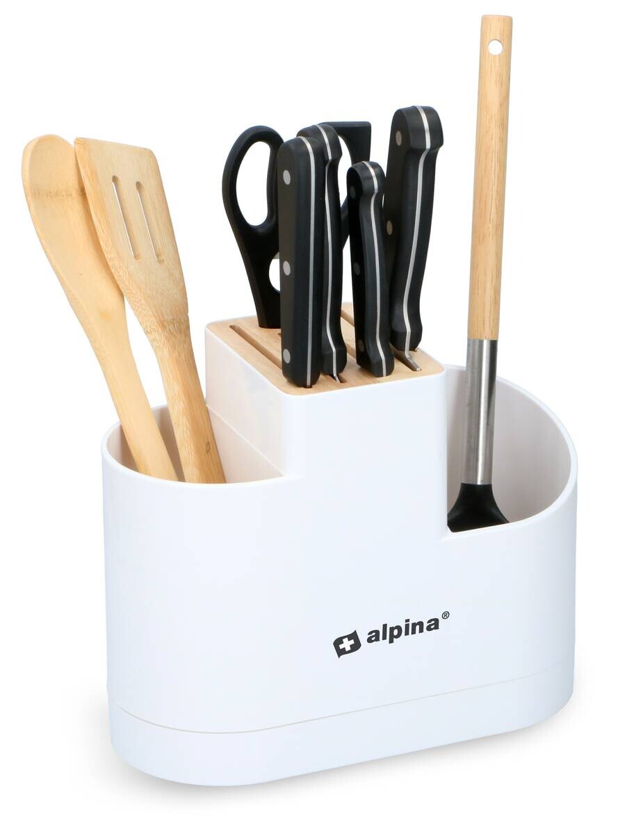 alpina Küchen-Organizer weiß Kunststoff