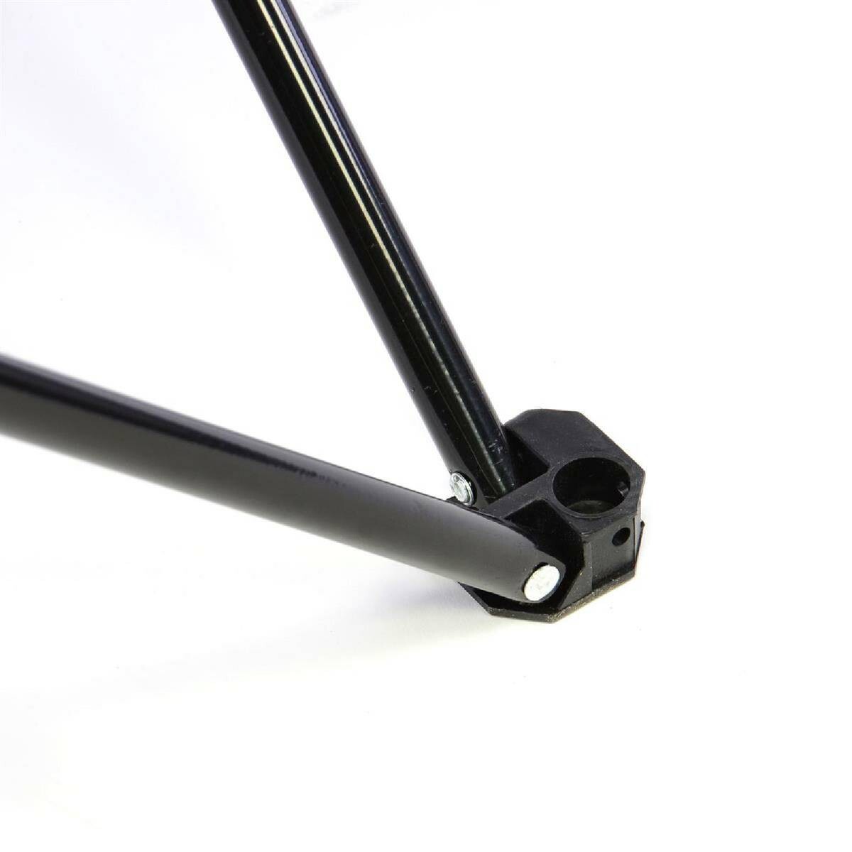 VCM Campingstuhl Set schwarz Polyester-Mischgewebe B/H/T: ca. 85x85x50 cm