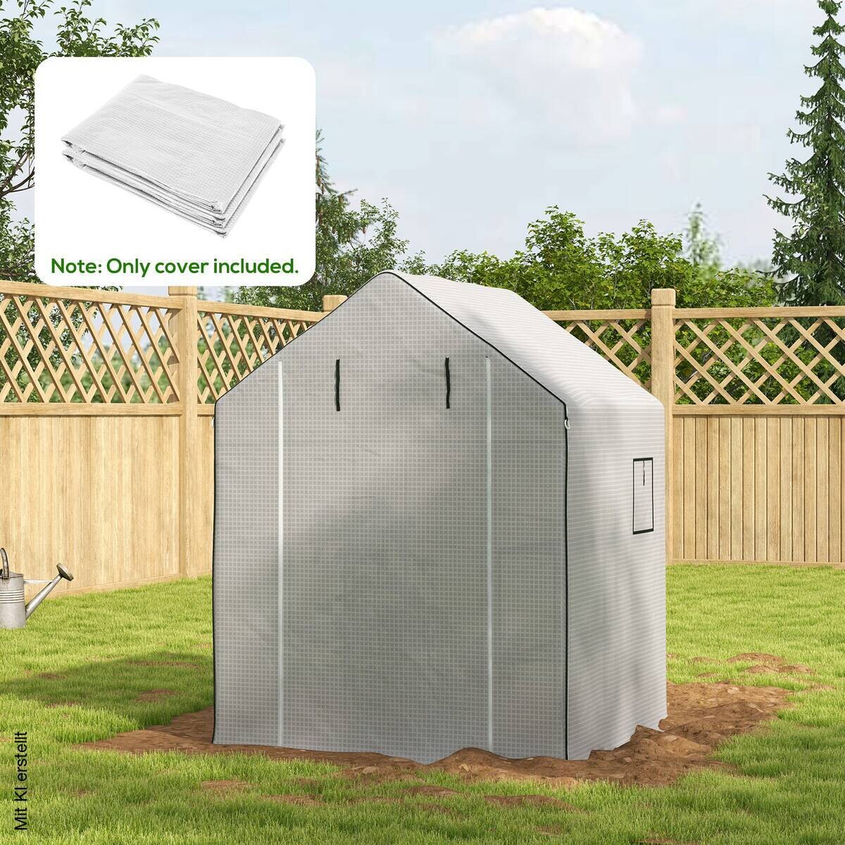 Outsunny Ersatzfolie B/H/L: ca. 143x190x140 cm