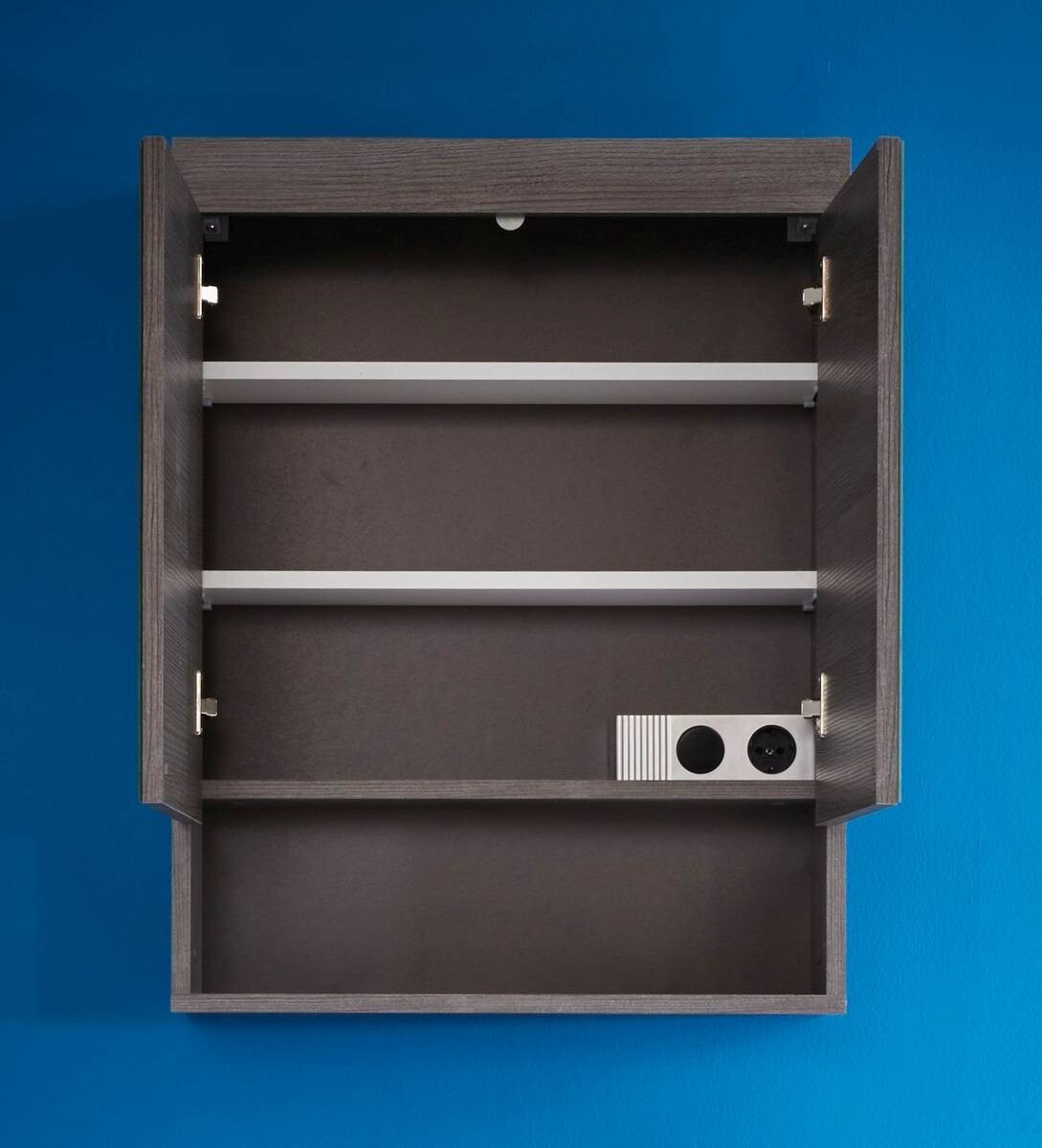 Spiegelschrank Runner Rauchsilber Nachbildung B/H/T: ca. 58x75x18 cm