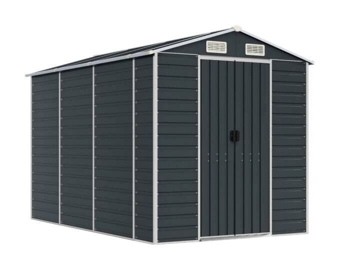 vidaXL Gartenhaus anthrazit B/H/T: ca. 191x198x300 cm