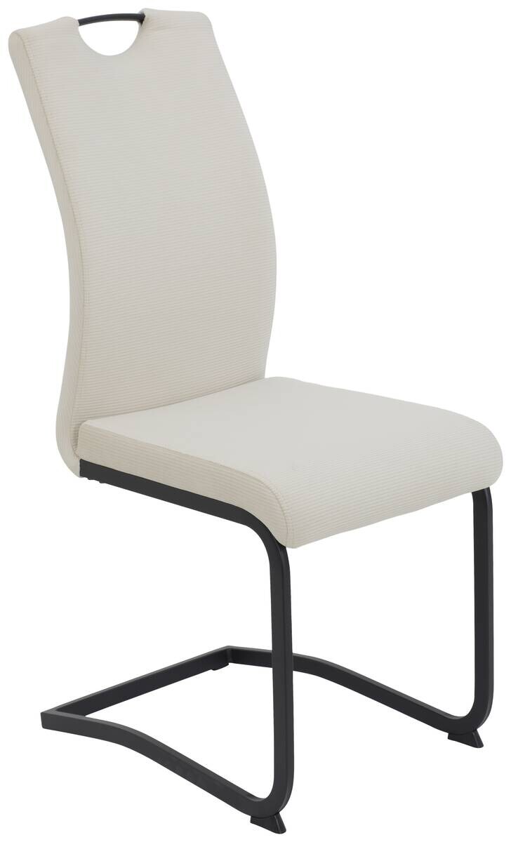 Schwingstuhl Riga beige Samt