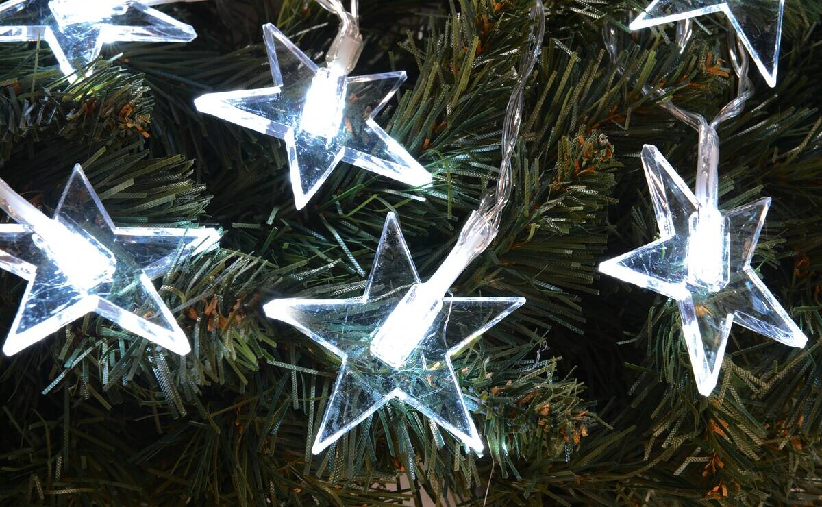 POCOline LED-Lichterkette kaltweiß Kunststoff L: ca. 300 cm