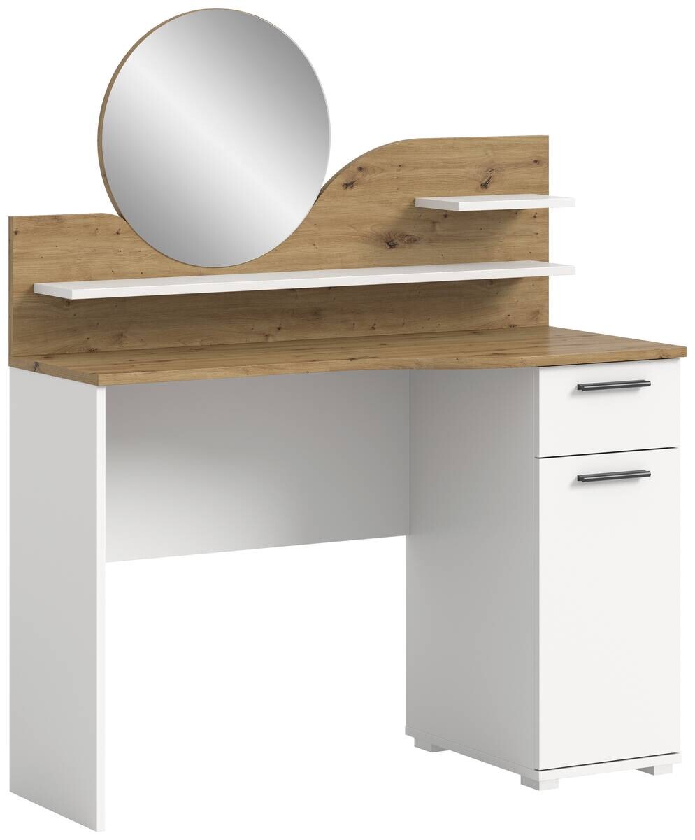 Schminktisch Vanity weiß B/H/T: ca. 110x135x46 cm