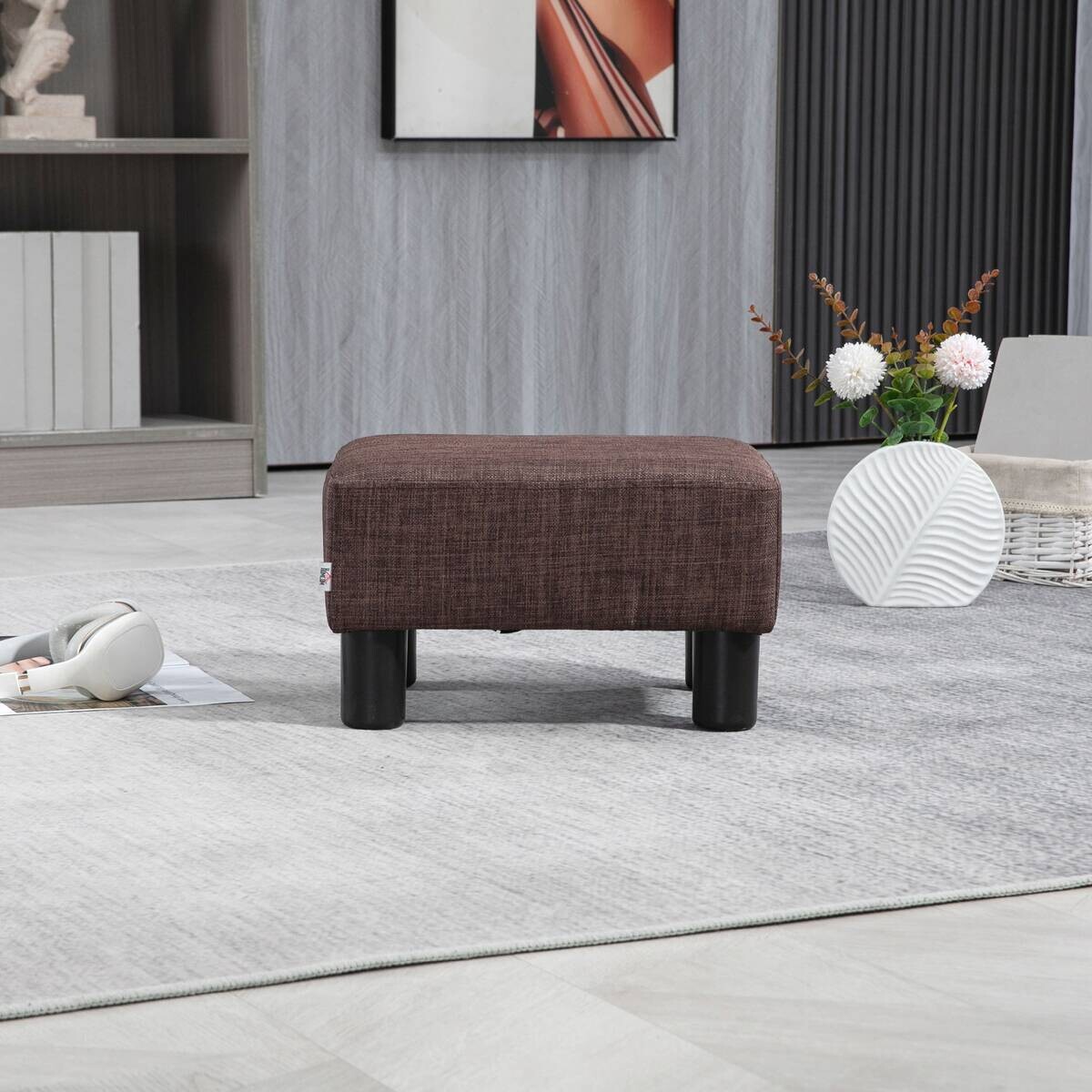 HOMCOM Hocker braun B/H/L: ca. 30x40x24 cm