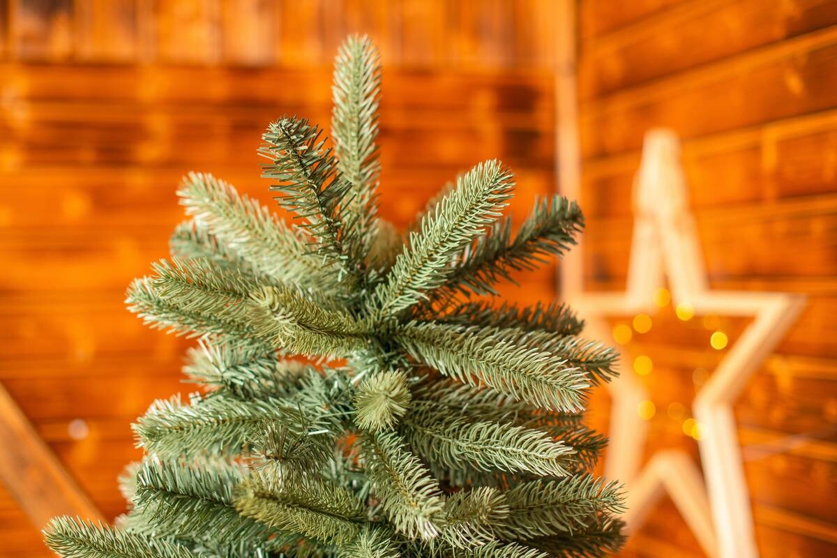 Evergreen Weihnachtsbaum Vermont Fichte grün PVC H/D: ca. 180x129 cm